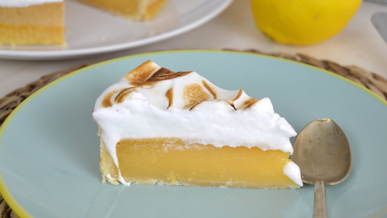 Receta Clásica de Tarta de Limón y Merengue - Aprende Aquí 