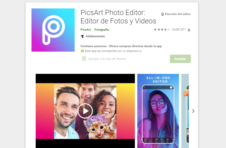 Aplicación PicsArt Photo Editor - Aprende sobre sus Características y cómo Usarla 
